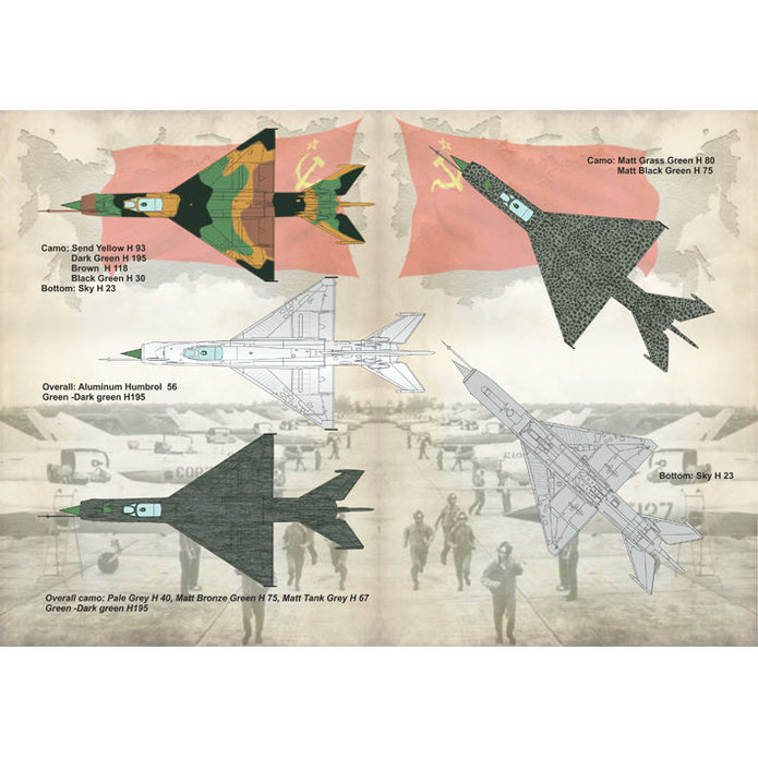 Print Scale 72-116 Decal 1:72 North Vietnamese MIGs (Mig 17 Mig 19 Mig 21) of the Vietnam War