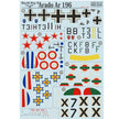 Print Scale 72-119 Decal Arado Ar 196 Scale 1:72 for Aircraft Plastic model kit