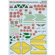 Print Scale 72-126 Decal MiG-19s and MiG-21s of the Arab Air Force Scale 1:72 for Aircraft Plastic model kit