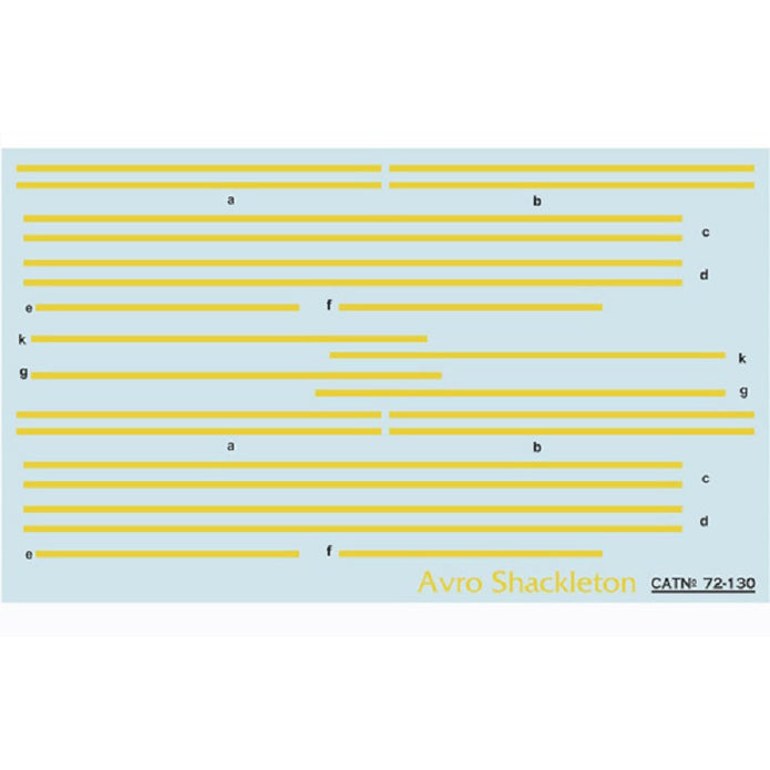 Print Scale 72-130 Decal Avro Shackleton The complete set 1.5 leaf Scale 1:72 for Aircraft Plastic model kit