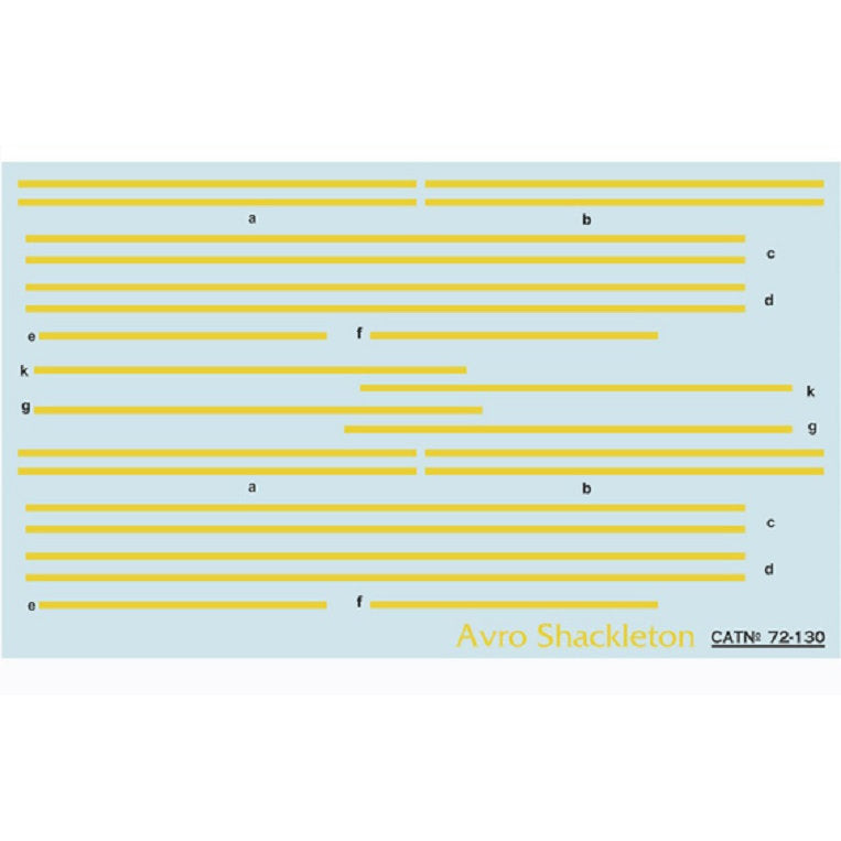Print Scale 72-130 Decal Avro Shackleton The complete set 1.5 leaf Scale 1:72 for Aircraft Plastic model kit