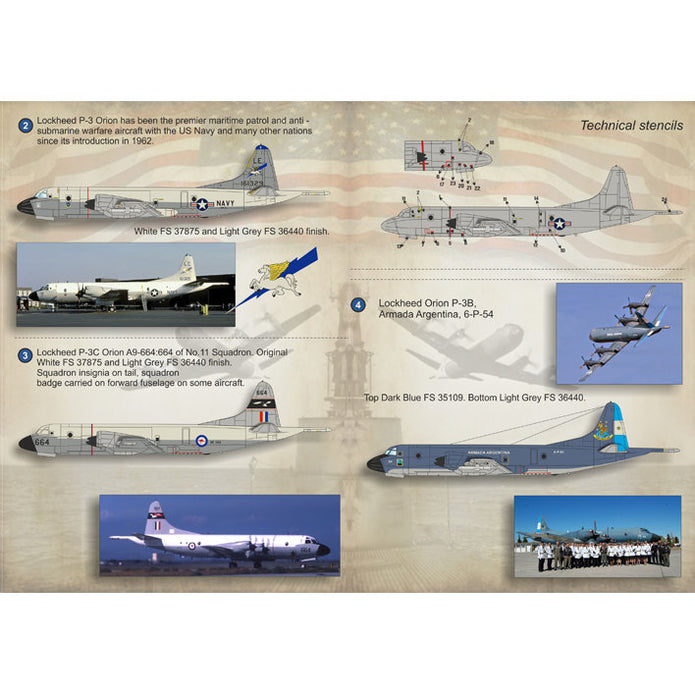 Print Scale 72-132 Decal Lockheed P-3 Orion The complete set 2 leaf Scale 1:72 for Aircraft Plastic model kit