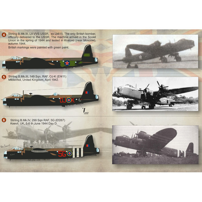 Print Scale 72-133 Decal Short Stirling Scale 1:72 for Aircraft Plastic model kit