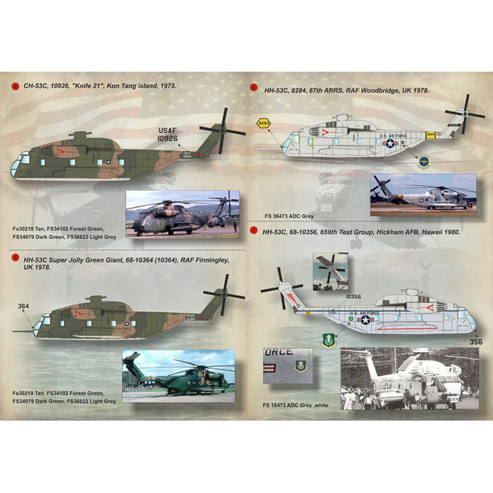 Print Scale 72-134 Decal Sikorsky S-65 Sea Stallion Part 1 Scale 1:72 for Helicopter Plastic model kit