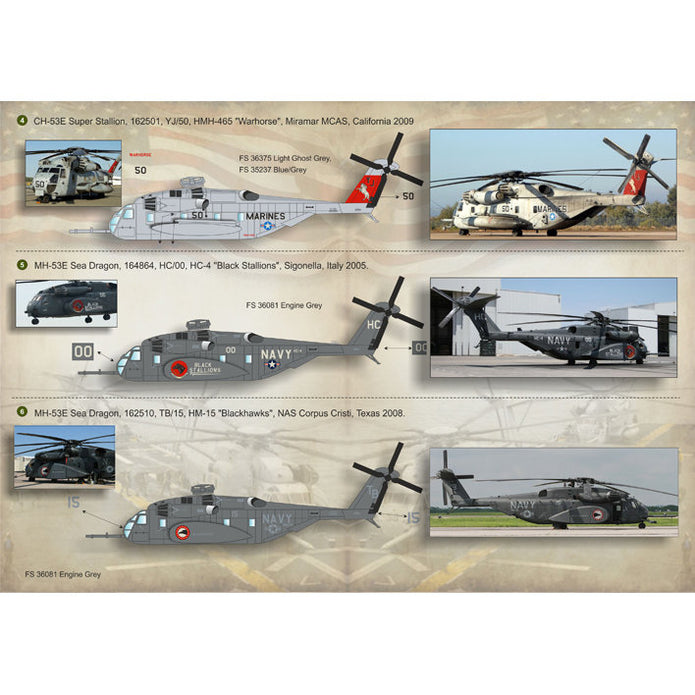 Print Scale 72-137 Decal 1:72 Sikorsky S-80 Super Stallion The complete set 1.5 leaf
