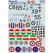 Print Scale 72-138 Decal Potez 63 Scale 1:72 for Aircraft Plastic model kit