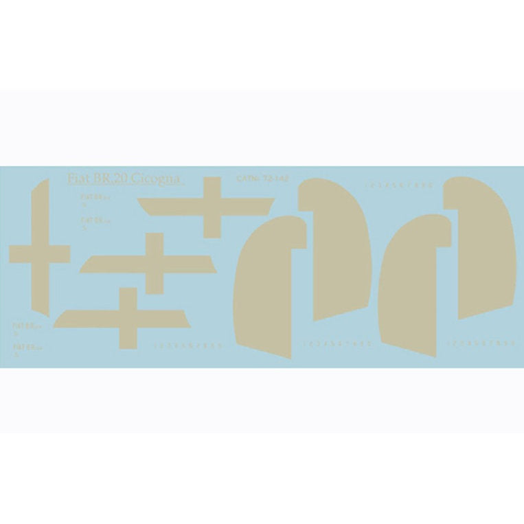 Print Scale 72-142 Decal Fiat BR.20 Cicogna Scale 1:72 for Aircraft Plastic model kit