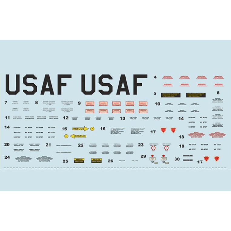 Print Scale 72-147 Decal 1:72 Convair F-102 Delta Dagger Part 1 The complete set 1.5 leaf