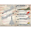 Print Scale 72-147 Decal 1:72 Convair F-102 Delta Dagger Part 1 The complete set 1.5 leaf