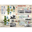 Print Scale 72-148 Decal Seversky P-35 Scale 1:72 for Aircraft Plastic model kit