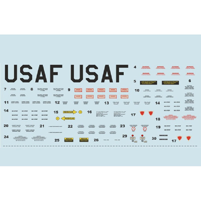 Print Scale 72-150 Decal 1:72 Convair F-102 Delta Dagger Part 2 The complete set 1.5 leaf