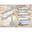 Print Scale 72-150 Decal 1:72 Convair F-102 Delta Dagger Part 2 The complete set 1.5 leaf
