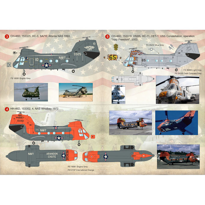 Print Scale 72-153 Decal Boeing-Vertol 107 Part 2 The complete set 1.5 leaf Scale 1:72