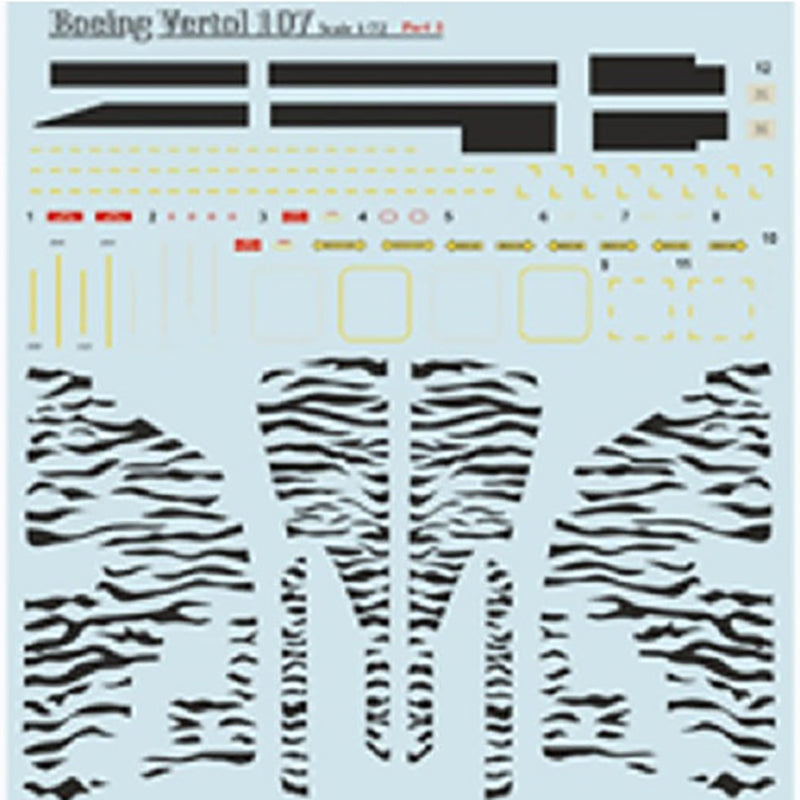 Print Scale 72-154 Decal Boeing-Vertol 107 Part 3 The complete set 1.5 leaf Scale 1:72