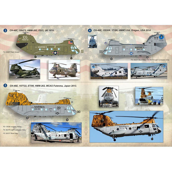 Print Scale 72-154 Decal Boeing-Vertol 107 Part 3 The complete set 1.5 leaf Scale 1:72