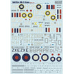 Print Scale 72-155 Decal Spitfire Mk V Аces Scale 1:72 for Aircraft Plastic model kit