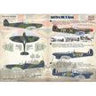 Print Scale 72-155 Decal Spitfire Mk V Аces Scale 1:72 for Aircraft Plastic model kit