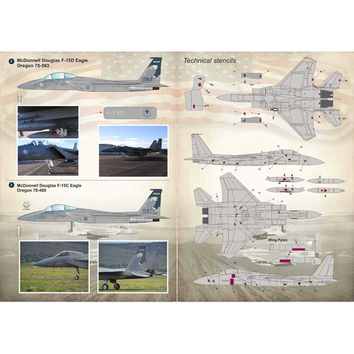 Print Scale 72-158 Decal McDonnell Douglas F-15 Eagle Scale 1:72 for Aircraft Plastic model kit