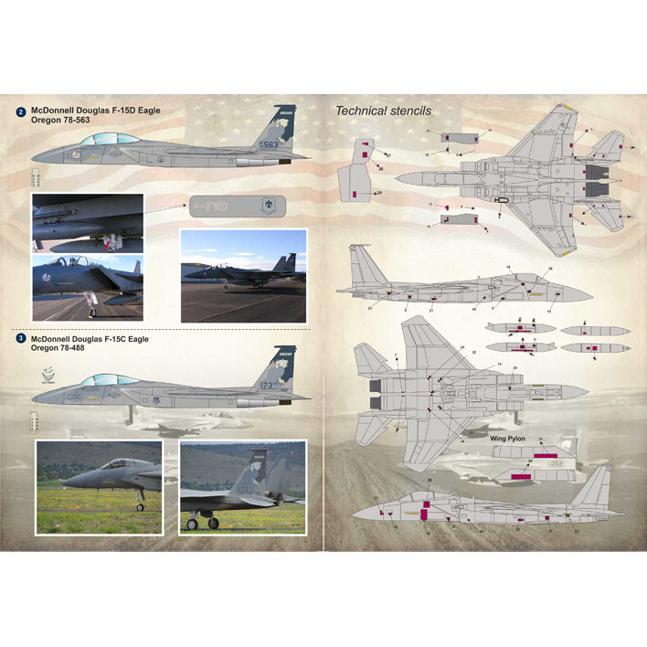 Print Scale 72-158 Decal McDonnell Douglas F-15 Eagle Scale 1:72 for Aircraft Plastic model kit