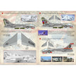 Print Scale 72-160 Decal 1:72 Us Navy A-7 Corsair II Part-1+ A-7 Corsair II technical stencils
