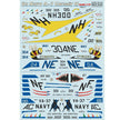 Print Scale 72-161 Decal 1:72 Us Navy A-7 Corsair II Part-2 + A-7 Corsair II technical stencils