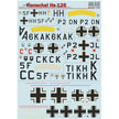 Print Scale 72-164 Decal Henschel Hs 126 Scale 1:72 for Aircraft Plastic model kit