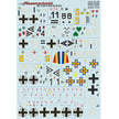 Print Scale 72-166 Decal Messerschmitt Bf 109 G Early Aces 1 Scale 1:72 for Aircraft Plastic model kit