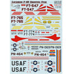 Print Scale 72-168 Decal 1:72 Lockheed F-80 Shooting Star. The complete set 1.5 leaf