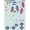 Print Scale 72-173 Decal Thunderbolt P 47 D Razorback Aces Scale 1:72 for Aircraft Plastic model kit