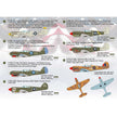 Print Scale 72-175 Decal Curtiss P-40N Scale 1:72 for Aircraft Plastic model kit