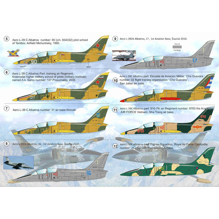 Print Scale 72-176 Decal Aero L-39 Albatros Scale 1:72 for Aircraft Plastic model kit