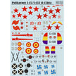 Print Scale 72-177 Decal Polikarpov I-15/I-152 (I-15bis) Scale 1:72 for Aircraft Plastic model kit