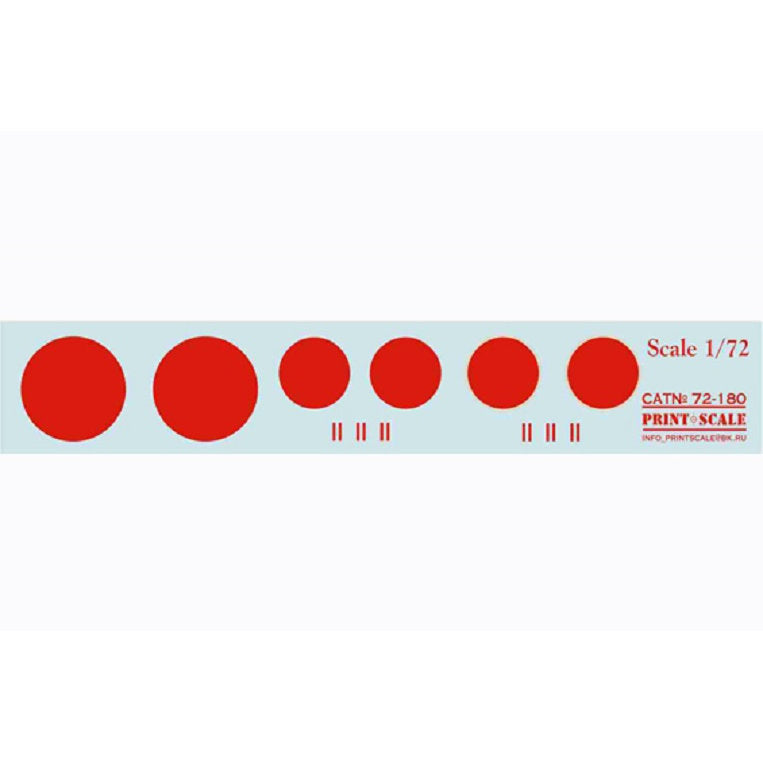 Print Scale 72-180 Decal Aichi D3A1 Val Scale 1:72 for Aircraft Plastic model kit