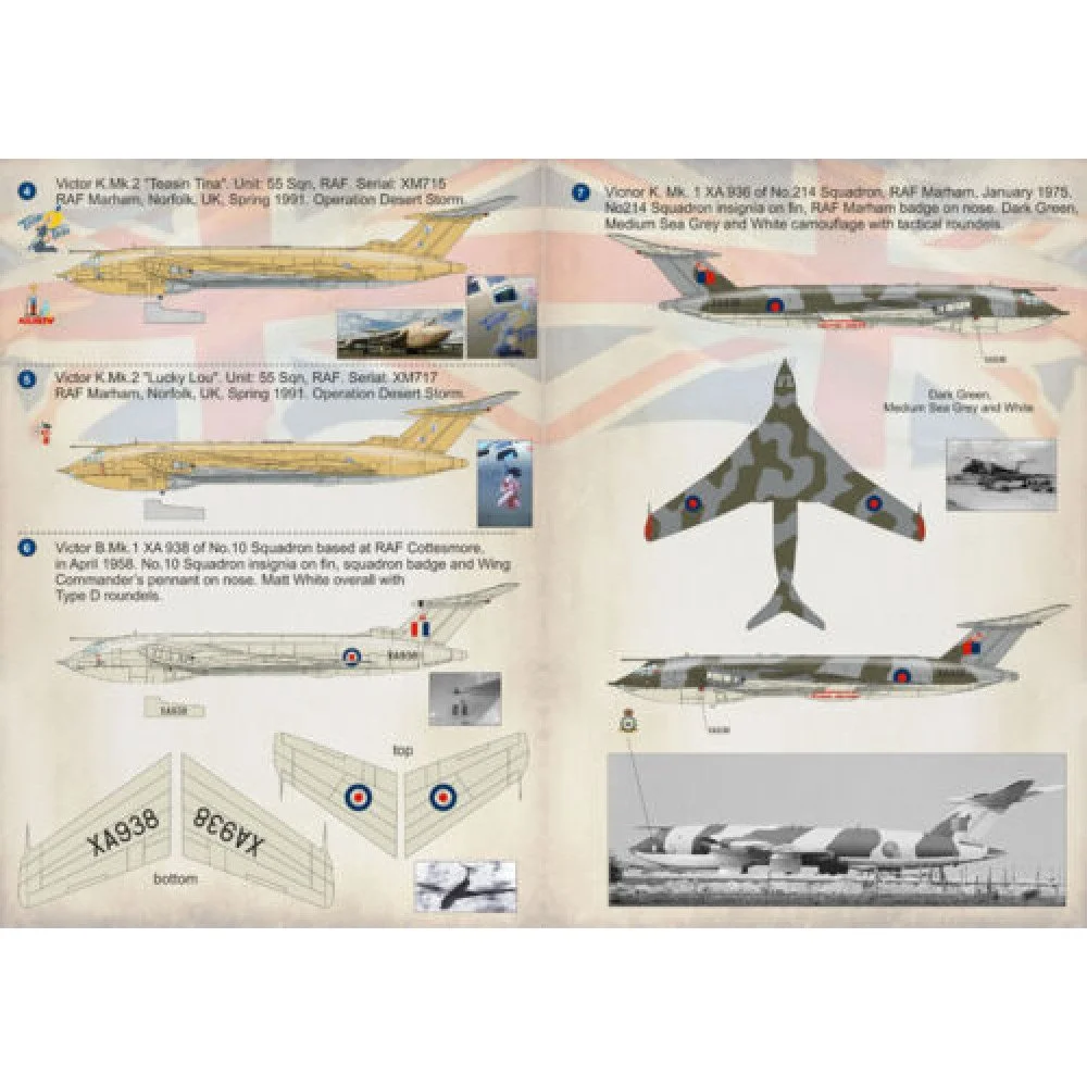 Print Scale 72-187 Decal 1:72 Handley Page HP.80 Victor In the complete set 2 sheets