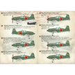 Print Scale 72-195 Decal Mitsubishi J2M Raiden Scale 1:72 for Aircraft Plastic model kit