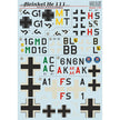 Print Scale 72-196 Decal Heinkel He.111 Part 4 Scale 1:72 for Aircraft Plastic model kit