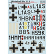 Print Scale 72-198 Decal Heinkel He.111 Part 2 Scale 1:72 for Aircraft Plastic model kit