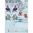 Print Scale 72-204 Decal Bell-Boeing V-22 Osprey Scale 1:72 for Aircraft Plastic model kit