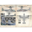 Print Scale 72-204 Decal Bell-Boeing V-22 Osprey Scale 1:72 for Aircraft Plastic model kit