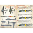 Print Scale 72-210 Decal Messerschmitt Bf 110 Zerstorer Aces Part 1 Scale 1:72 for Aircraft Plastic model kit