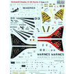 Print Scale 72-214 Decal McDonnell Douglas AV-8B Harrier II Scale 1:72 for Aircraft Plastic model kit