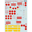 Print Scale 72-217 Decal Mitsubishi F1M Pete Scale 1:72 for Aircraft Plastic model kit