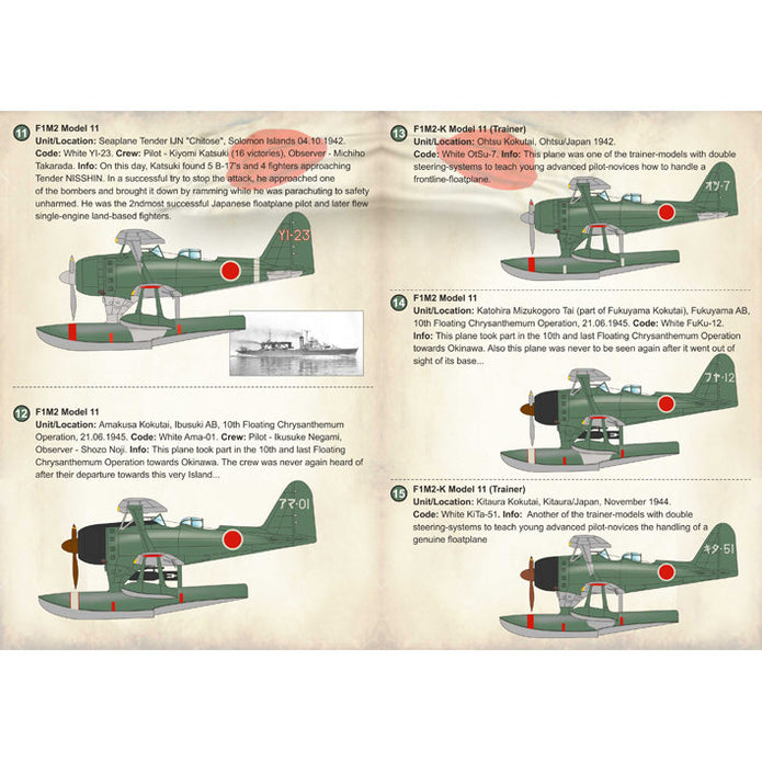 Print Scale 72-217 Decal Mitsubishi F1M Pete Scale 1:72 for Aircraft Plastic model kit