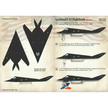 Print Scale 72-223 Decal Lockheed F-117 Nighthawk Scale 1:72 for Aircraft Plastic model kit