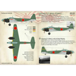 Print Scale 72-224 Decal 1:72 Yokosuka P1Y Ginga (Frances) In the complete set 1.5 sheets