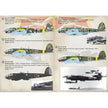 Print Scale 72-231 Decal Heinkel He 111 H-16, H-20 & H-22 Bombers Scale 1:72 for Aircraft Plastic model kit