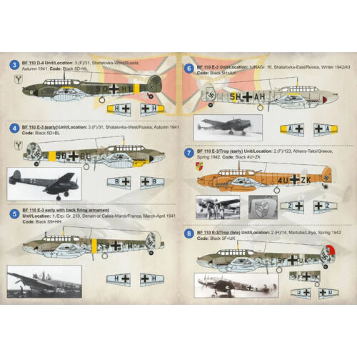 Print Scale 72-245 Decal Focke Wulf Ew 200 Condor Part 4 Scale 1:72 for Aircraft Plastic model kit