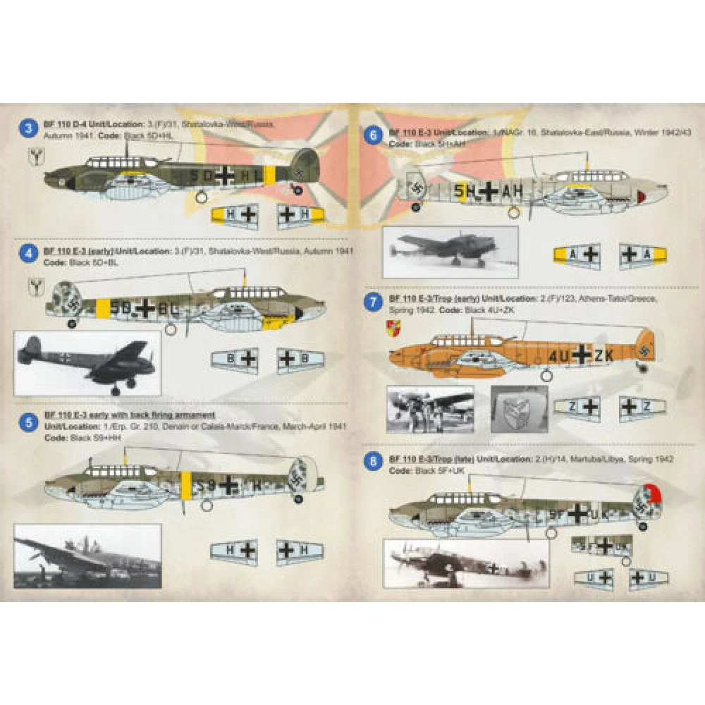 Print Scale 72-245 Decal Focke Wulf Ew 200 Condor Part 4 Scale 1:72 for Aircraft Plastic model kit