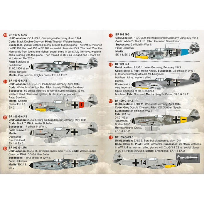 Print Scale 72-249 Decal Messershmit ME-109 G High Altitude Acec Scale 1:72 for Aircraft Plastic model kit