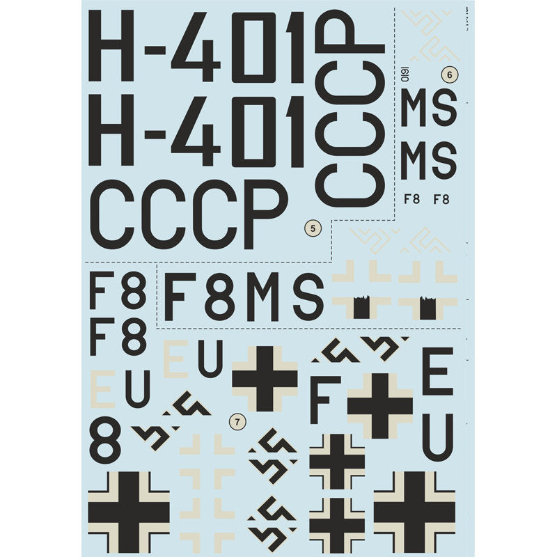 Print Scale 72-250 Decal 1:72 Focke-Wulf FW 200 CONDOR Part 2 In the complete set 2 sheets